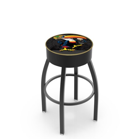 Guinness Toucan 25 Swivel Counter Stool With Black Wrinkle Finish, L8B1 Notre Dame